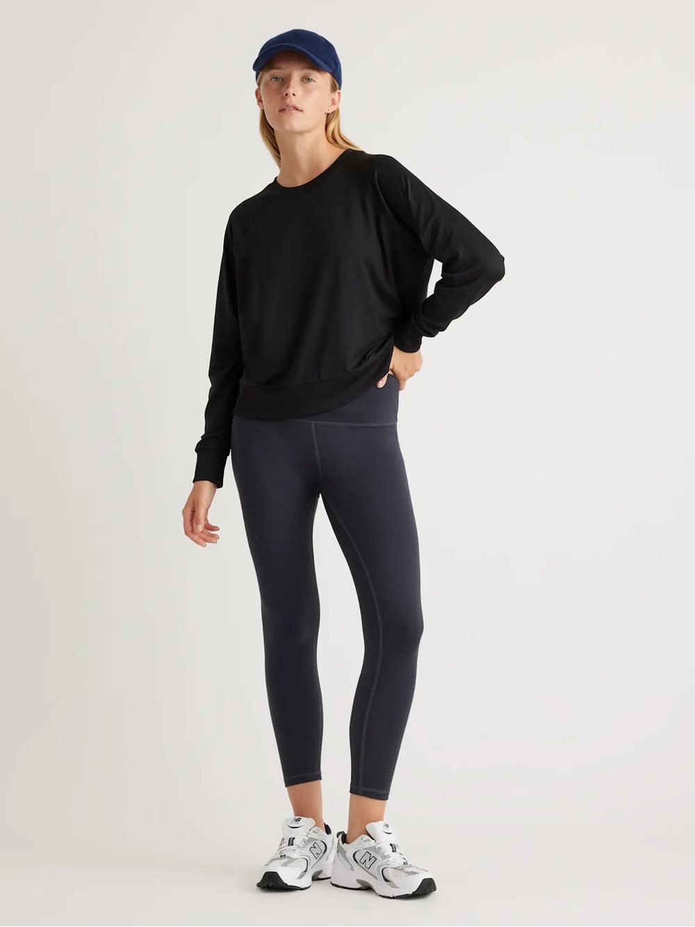 2! Quince Flowknit Pullover Crew
